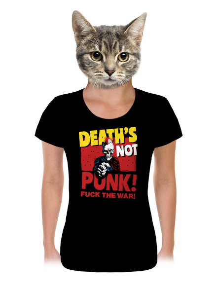 Death's not punk dámské tričko Black