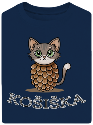 Košiška unisex tričko oversized Midnight Blue