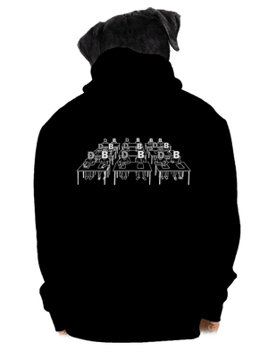 Cimrman: Debil, blbeček pánská mikina na zip Black