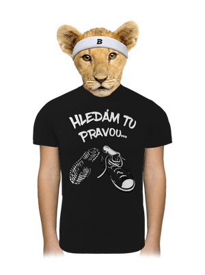 Hledám tu pravou dětské sportovní tričko Black