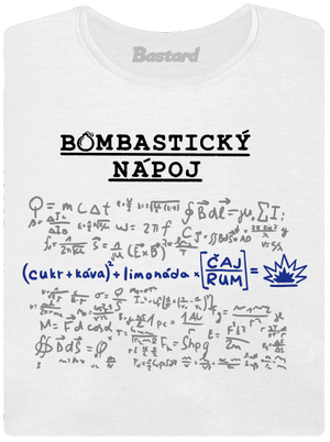 Bombastický nápoj dámské tričko premium White