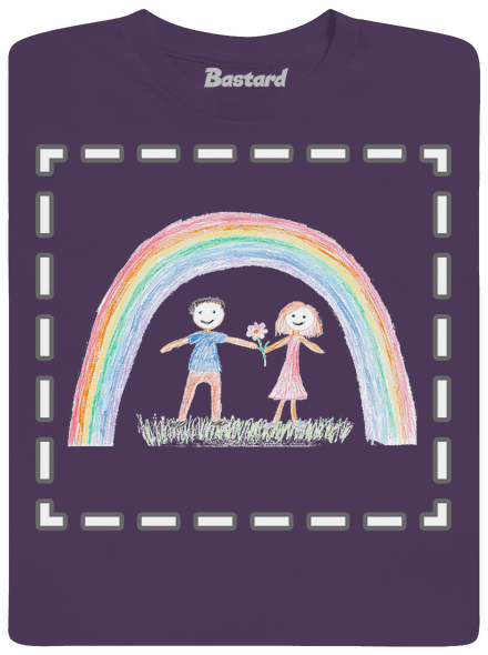 Dětské kresby - nahraj vlastní pánské tričko Urban Purple