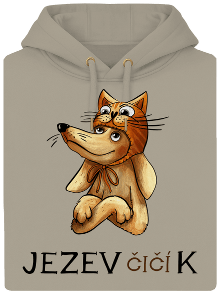 Jezevčičík unisex mikina premium Pastel Macchiato