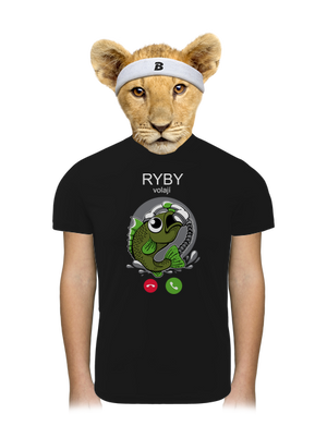 Ryby volají dětské sportovní tričko Black