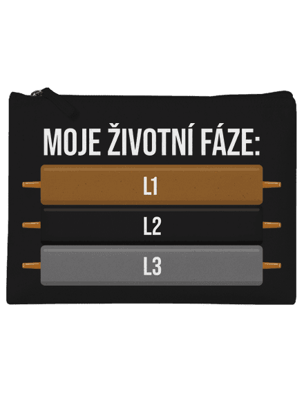 Moje životní fáze taštička Black