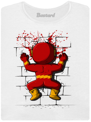 Flash dámské tričko s lemem White