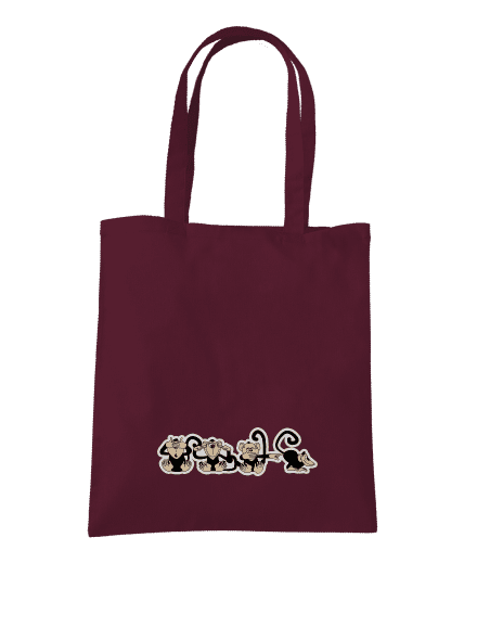 Opice taška Burgundy