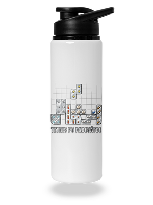 Tetris po padesátce  lahev na vodu White