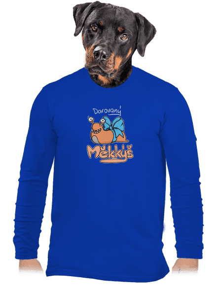 Darovaný měkkýš pánské dlouhý rukáv Royal Blue