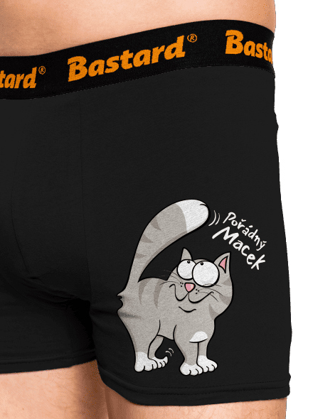Macek a Micina boxerky Black