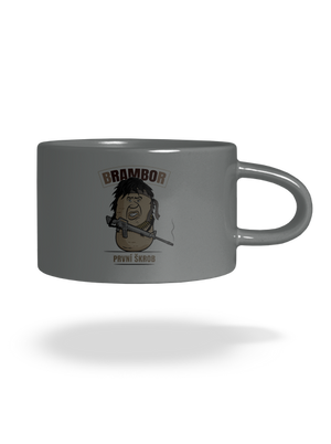 Brambor hrnek makronka Grey Macaron