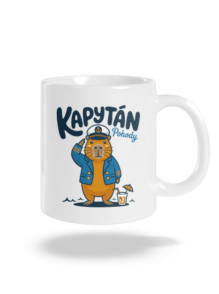 Kapytán pohody klasický hrnek White