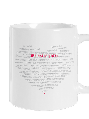 Mé srdce patří klasický hrnek White