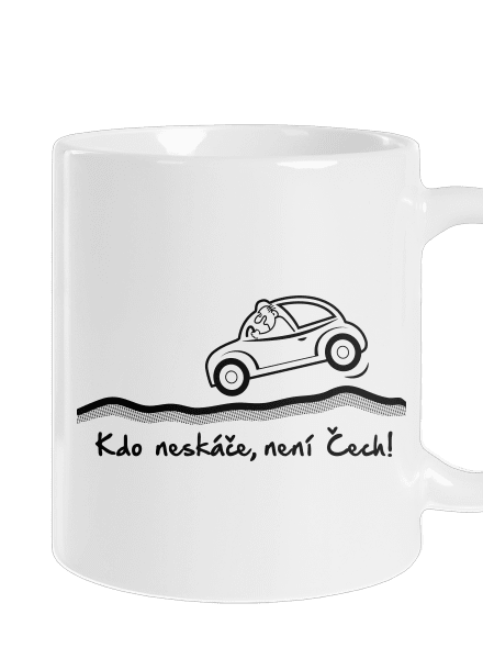 Kdo neskáče klasický hrnek White