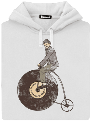 Na čem ujíždíš dámská mikina klokanka White