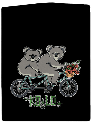 Koalo pánská mikina na zip Black