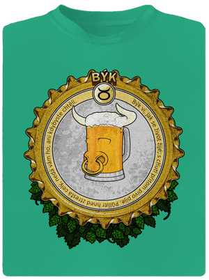 Pivní horoskop: Býk pánské sportovní tričko Mint Mal