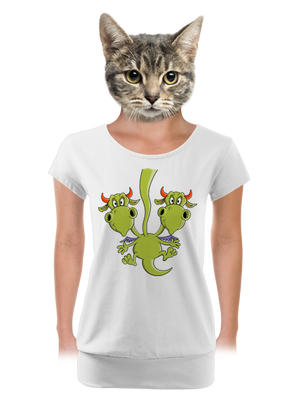 dámské tričko s lemem