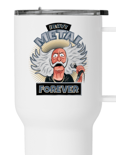 Heavy metal forever termohrnek White
