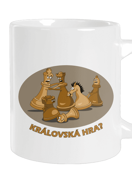 Královská hra velký hrnek White