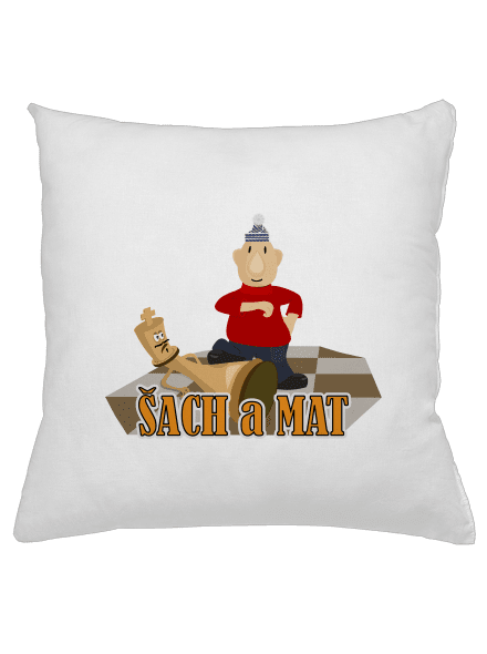 Šach a Mat polštář White