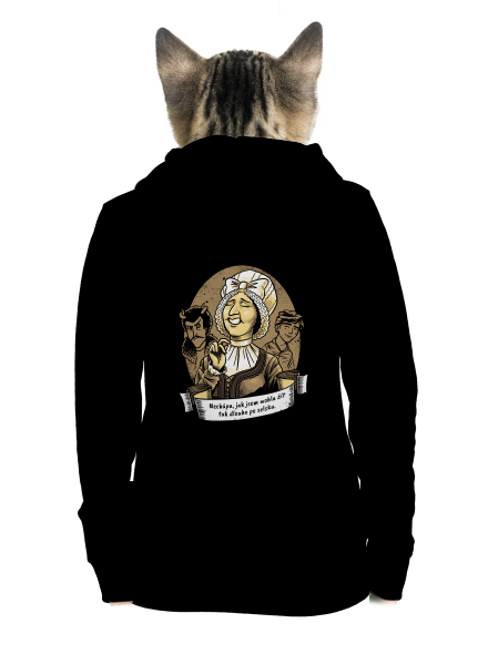 B14: Dorota Máchalová dámská mikina na zip Black