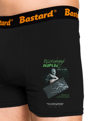 B13: Rozflákaný displej boxerky Black