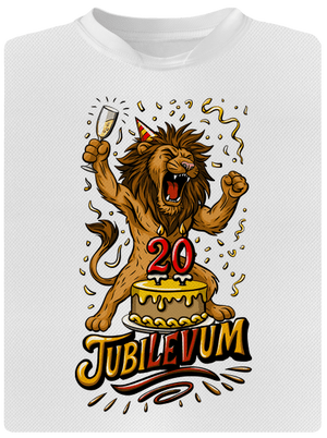 Jubilevum pánské sportovní tričko White