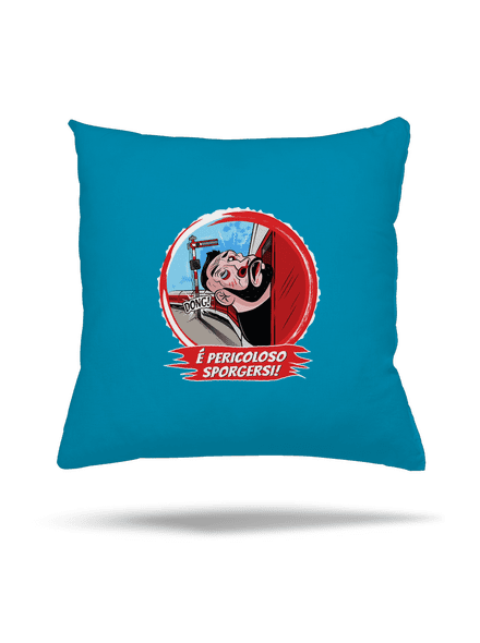 É pericoloso sporgersi polštář Blue Turquoise