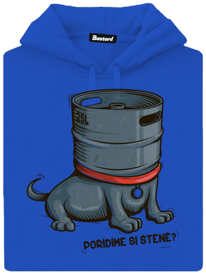 Štěně pánská mikina klokanka Royal