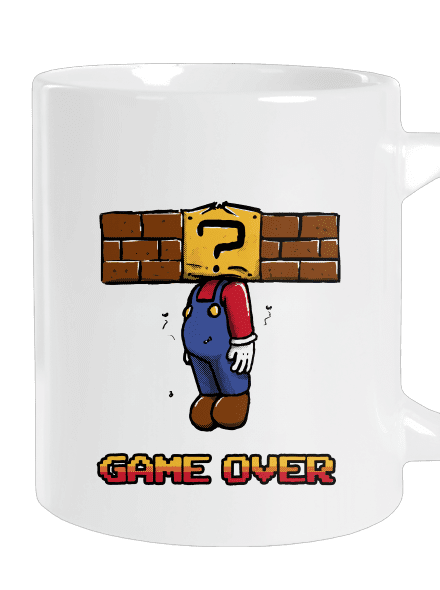 Game over velký hrnek White