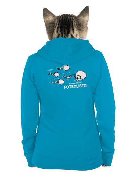 Vždycky jsem byl... dámská mikina na zip Blue Atol