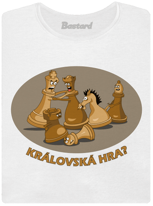 Královská hra dámské tričko White