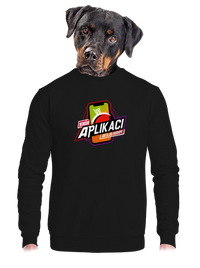 unisex mikina bez kapuce