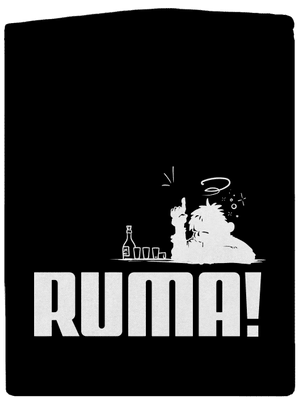 Ruma pánská mikina na zip Black