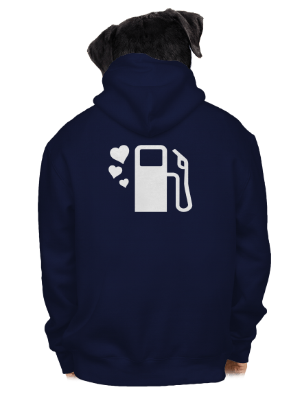 Plnou prosím pánská mikina na zip Navy