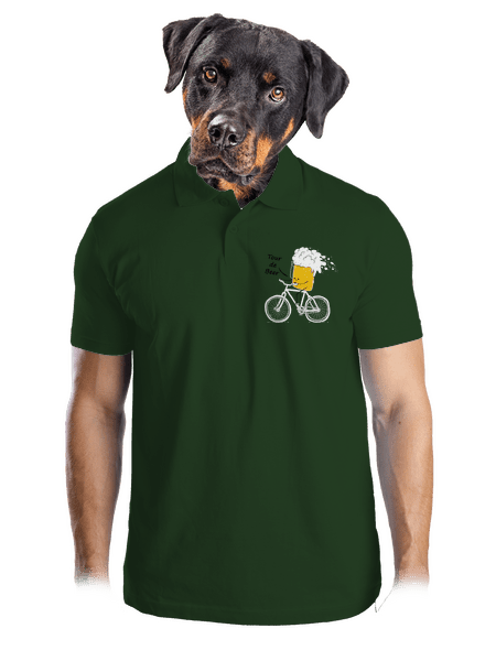 Tour de beer pánská polokošile Bottle Green Mal