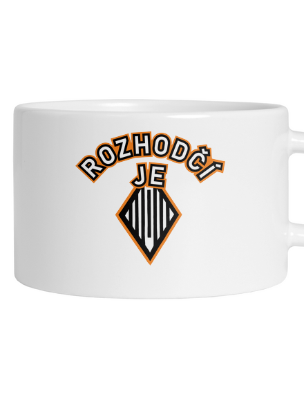 Rozhodčí hrnek makronka White