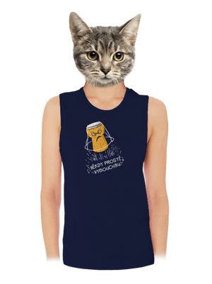 Někdy vybouchnu dámské tílko volné Navy