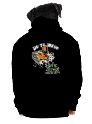 Wago svorka pánská mikina na zip Black