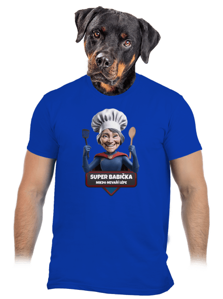 Super babička pánské tričko Royal Blue