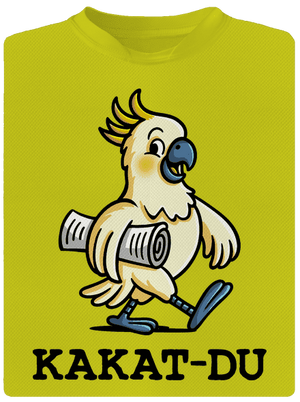 Kakat-du dětské sportovní tričko Neon Yellow