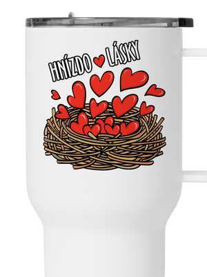 Hnízdo lásky termohrnek White