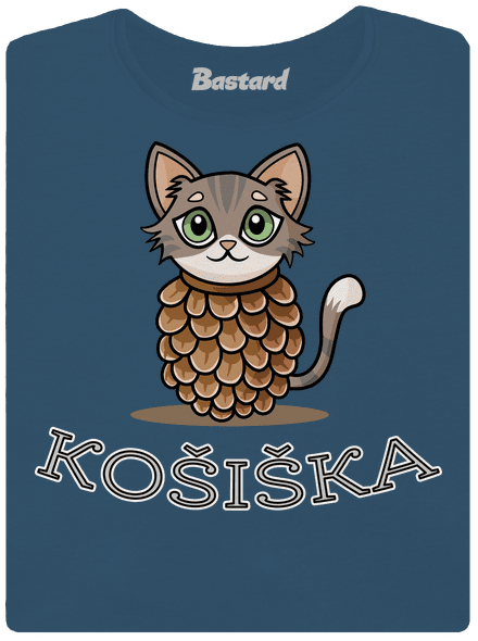 Košiška dámské tričko premium Petrol Blue