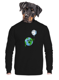 unisex mikina bez kapuce