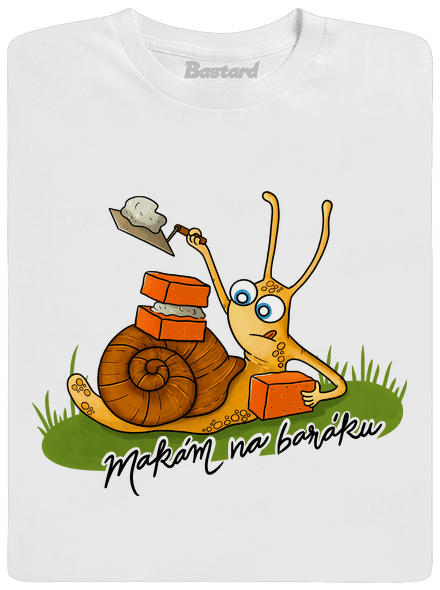 Makám na baráku pánské dlouhý rukáv White