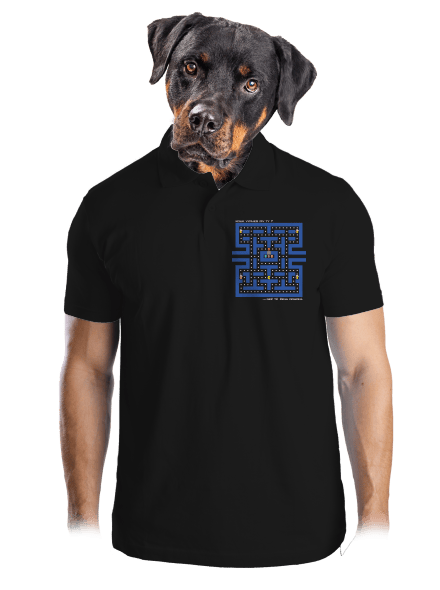 Pac-Man pivo pánská polokošile Black