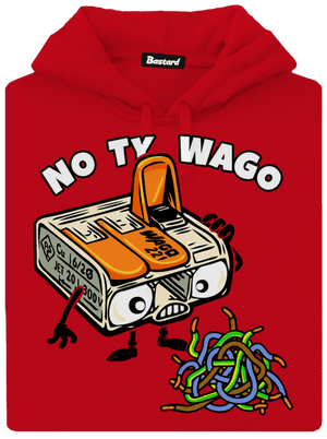 Wago svorka pánská mikina klokanka Red