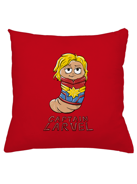 Captain Larvel polštář Red