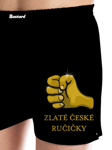 Ručičky pánské trenky Black